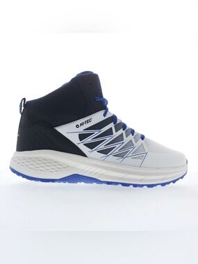 🆕 Hi-Tec Demolisher Mid Men’s Size 8 White Blue Hiking Boots Shoes NIB